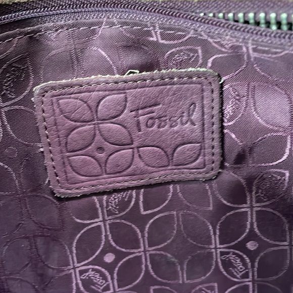 Fossil Leather Satchel - Picture 2 of 3